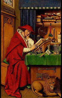 Jan Van Eyck Saint Jerome in His Study Spain oil painting art